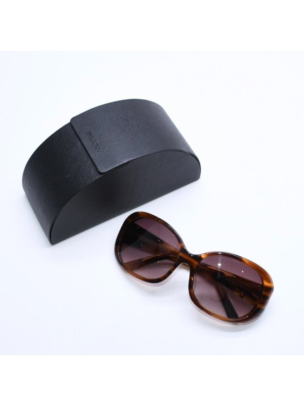 Prada Sunglasses Acetate Brown Gold Eyewear